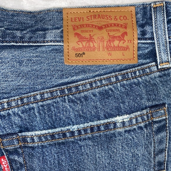 Levi’s | 501 Ragged Lands Cropped sz 27 - Picture 15 of 16